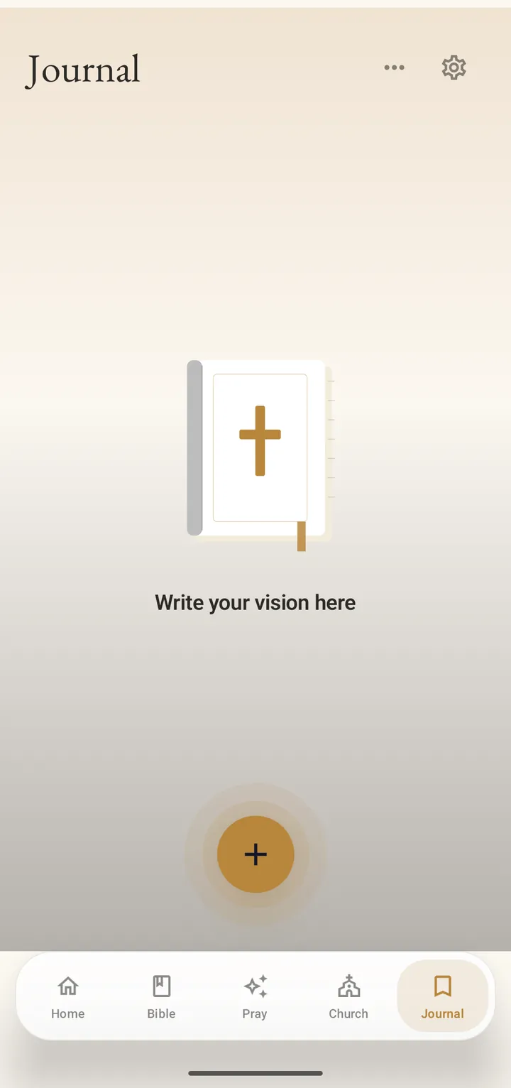 PrayerKey app: Journal