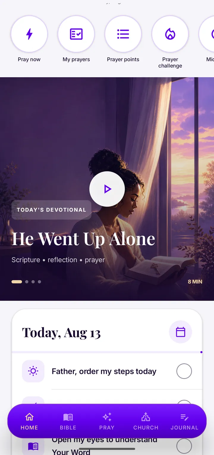 PrayerKey app: Pray